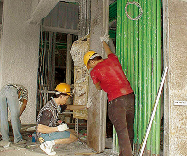快速施工示意